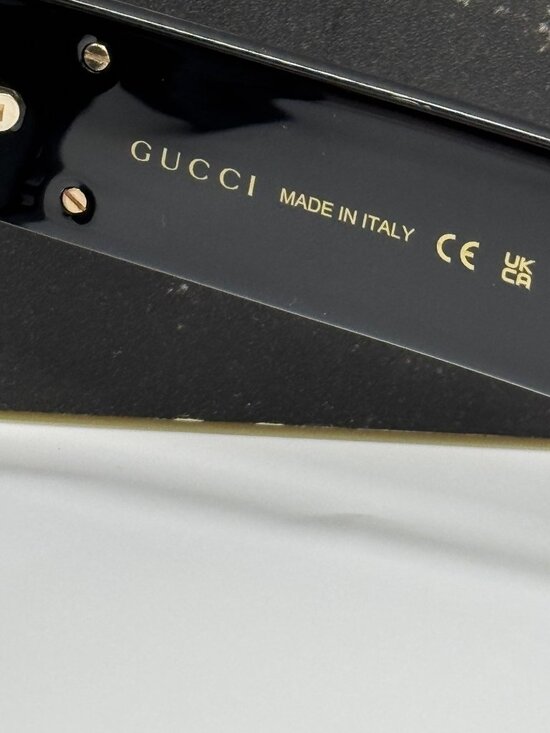 NEW GUCCI GG1688S 001 SUNGLASSES BLACK WOMEN EYEWEAR - Picture 8 of 10